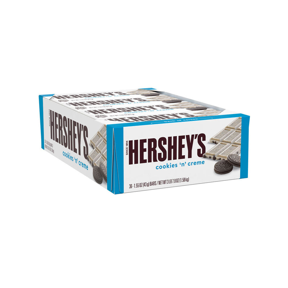 Hershey's Cookies n Creme Candy Bars: 36-Piece Box
