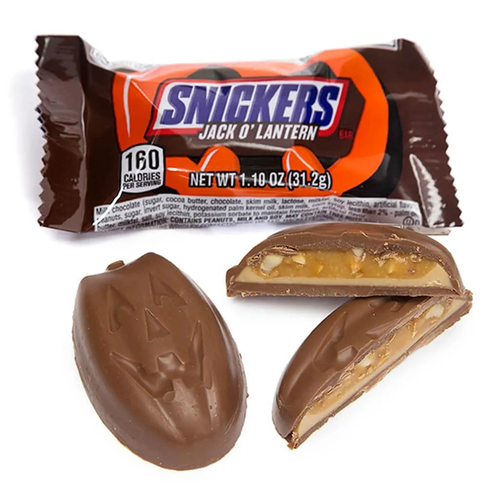 Snickers Halloween Pumpkin Candy Bars: 43-Piece Bag