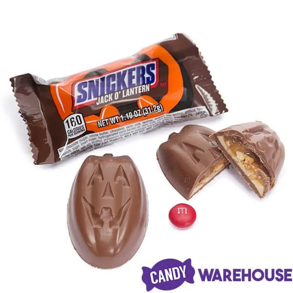 Snickers Halloween Pumpkin Candy Bars: 43-Piece Bag