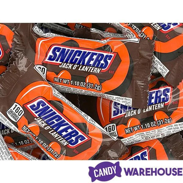 Snickers Halloween Pumpkin Candy Bars: 43-Piece Bag